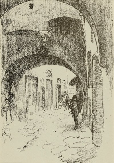 Buer, Via Strozzi af William Penhallow Henderson