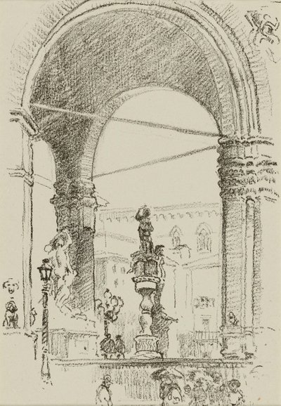 Loggia dei Lanzi af William Penhallow Henderson