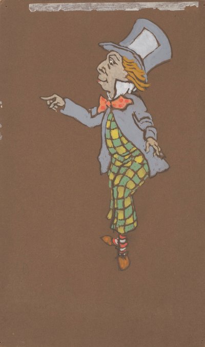 Mad Hatter (kostumedesign til Alice-in-Wonderland, 1915) af William Penhallow Henderson