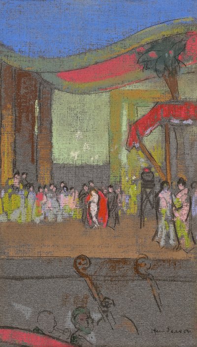 Scenografi til opera af William Penhallow Henderson