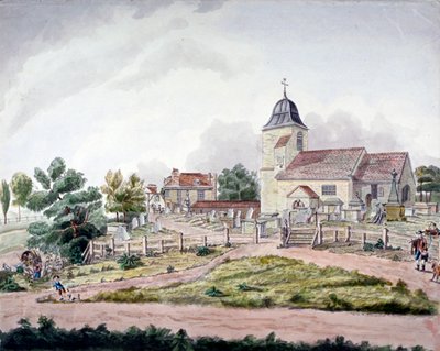 St Pancras Old Church, London, 1761 af William Pennington
