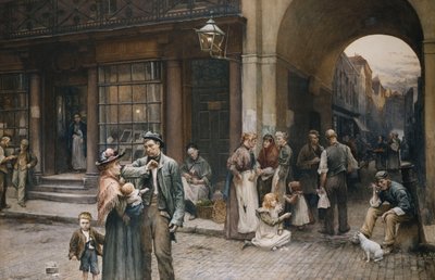 Lørdag nat, 1898 af William Permeanus Cornish