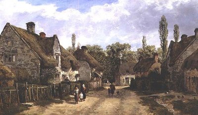 Langford Village, Wiltshire af William Pitt