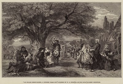 An English Merry-Making, for hundrede år siden af William Powell Frith