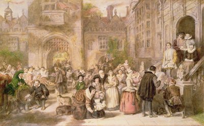 At blive voksen i den gamle Tid af William Powell Frith