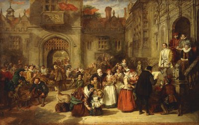 Alderdom i ældre tid, 1849 af William Powell Frith