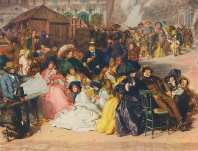Ramsgate Sands, 1854, 1948. af William Powell Frith