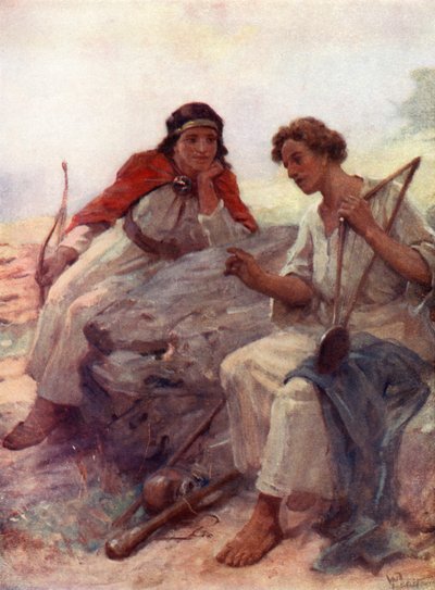 David og Jonathan af William Pratt
