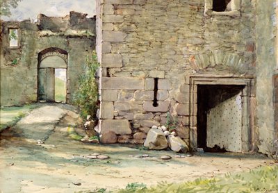 The West Gateway, Mains Castle af William Proudfoot