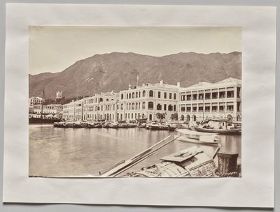 Uden titel (Udsigt på Praya, kigger mod øst, Hong Kong) af William Pryor Floyd