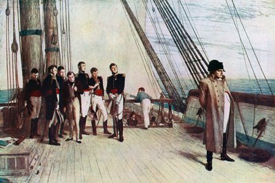Napoleon ombord på Bellerophon, 1815, 1880. af William Quiller Orchardson