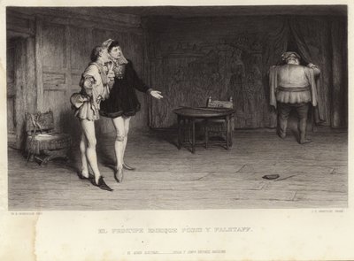 Prins Henrik og Falstaff af William Quiller Orchardson