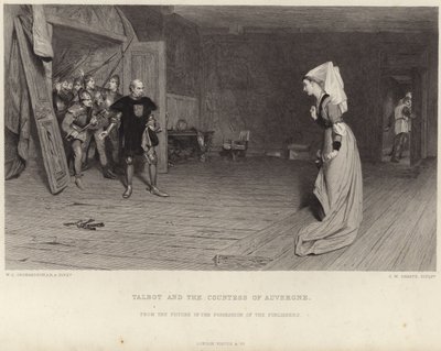 Talbot og grevinden af Auvergne af William Quiller Orchardson