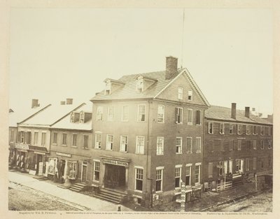 Marshall House, Alexandria, Virginia, august 1862. af William R. Pywell