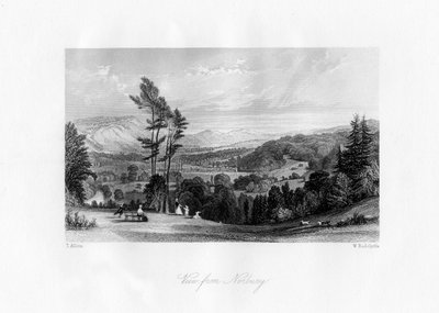 Udsigt fra Norbury, Surrey, 1800-tallet. af William Radclyffe