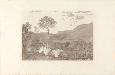 Hornby Castle fra Tatham Church af William Radclyffe