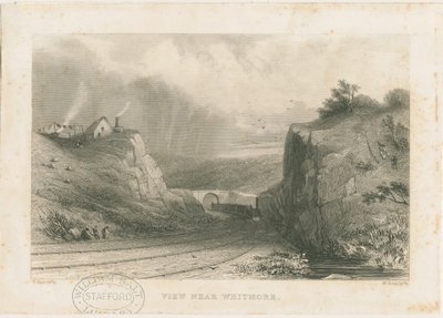 Whitmore - Railway Bridge: stålgravering, nd [c 1839] (tryk) af William Radclyffe