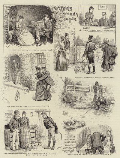 Et meget ungt par af William Ralston