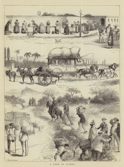 Et besøg i Hyeres af William Ralston