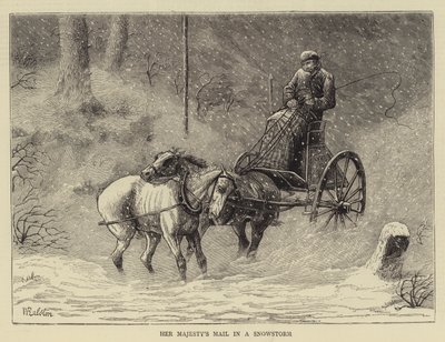 Hendes Majestæts post i en snestorm af William Ralston