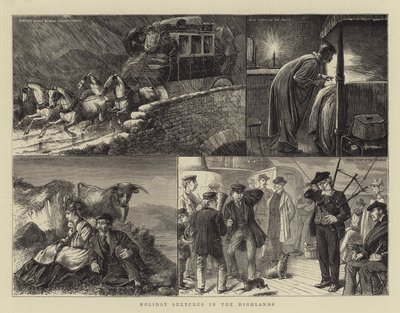Ferieskitser i højlandet af William Ralston
