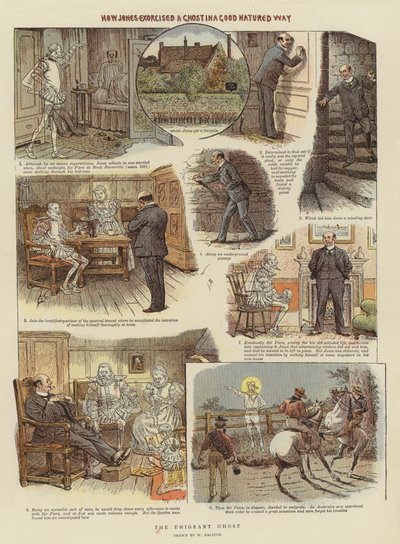 The Emigrant Ghost (chromolitho) af William Ralston