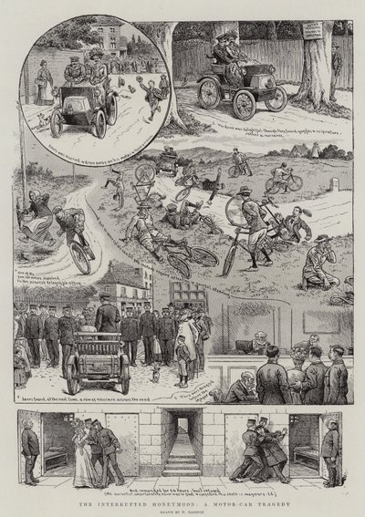 Den afbrudte bryllupsrejse, en biltragedie af William Ralston