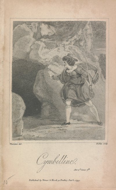 Cymbeline, Akt II, Sc. 7 af William Ridley