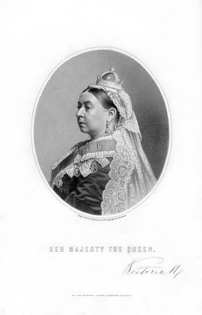 Dronning Victoria, dronning af Det Forenede Kongerige af Storbritannien og Irland, 1899. af William Roffe