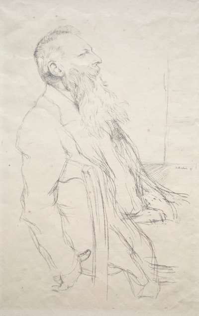Auguste Rodin af William Rothenstein