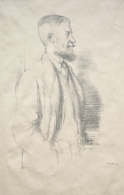 George Bernard Shaw af William Rothenstein