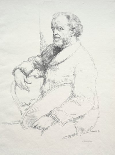 Henri Fantin Latour af William Rothenstein