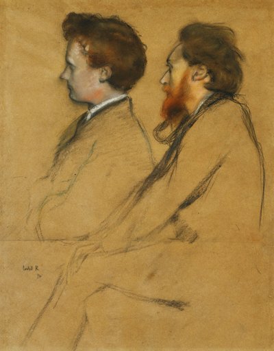 Charles Ricketts og Charles Hazlewood Shannon af William Rothenstein