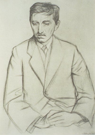 Portræt af E.M. Forster (1879-1970) af William Rothenstein