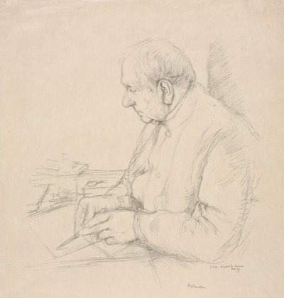 Sir Francis Seymour Haden, 1897. af William Rothenstein
