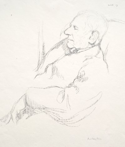 Sir Francis Seymour Haden sover af William Rothenstein