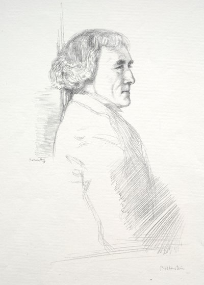 Sir Henry Irving af William Rothenstein