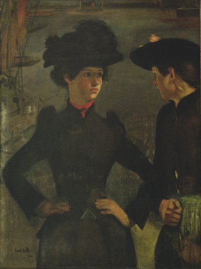 Coster-pigerne af William Rothenstein