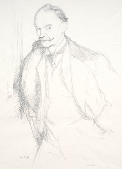 Thomas Hardy af William Rothenstein