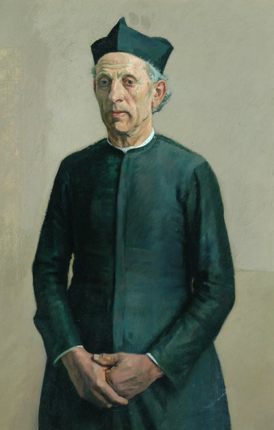 Landsbypræst (olie på lærred) af William Rothenstein
