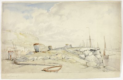 Scarborough Shore af William Roxby Beverley