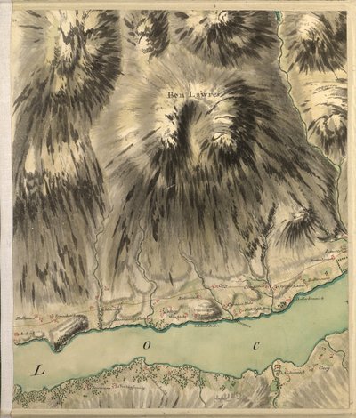 Roy Military Survey of Scotland af William Roy