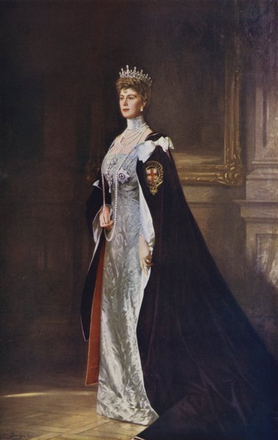 Queen Mary, konsort af kong George V af William Samuel Henry Llewellyn