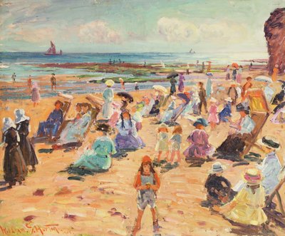 Strandscene af William Samuel Horton