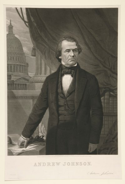 Andrew Johnson af William Sartain