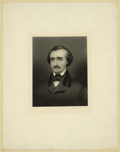 Portræt OP Edgar Allan Poe 1-5, Q5 af William Sartain