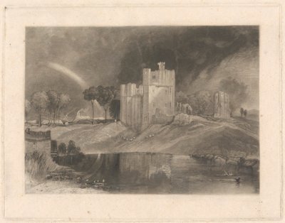 Brougham Castle, nær krydset mellem floderne Eamont og Lowther af William Say