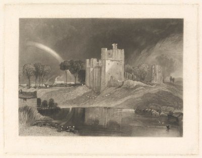 Brougham Castle, nær krydset mellem floderne Eamont og Lowther af William Say
