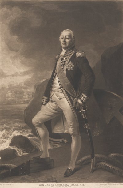 Sir James Saumarez, 1. Baron de Saumarez af William Say
