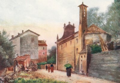 Indgang til Camporosso, øst (farvelitografi) af William Scott